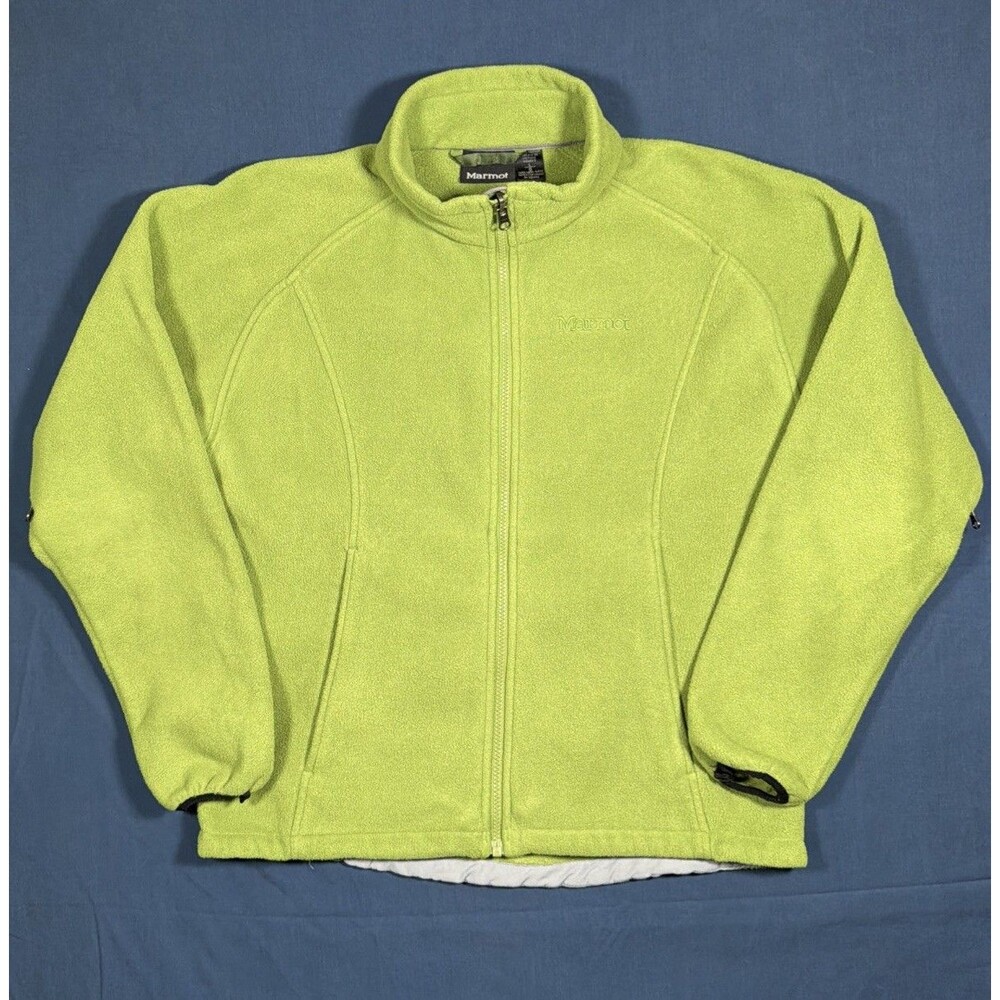 Marmot Women's Green Classic Fleece Jacket Full Zip Size Large